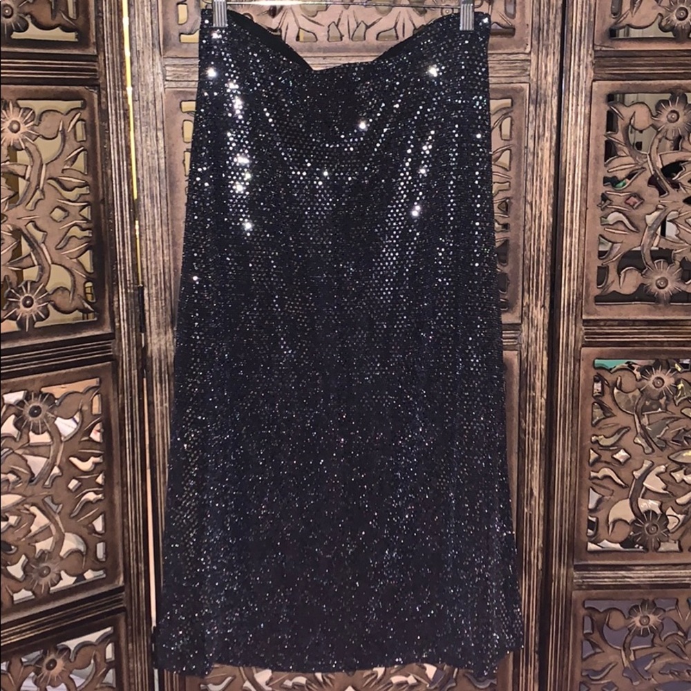 Urban Outfitters Sequin Midi Skirt Size M